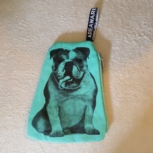 English bulldog coin purse